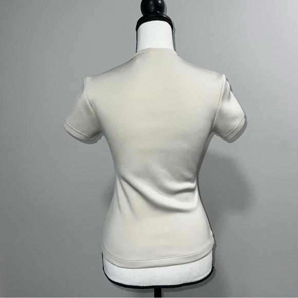 Off-White Beige Jersey Logo Top Virgil Abloh Shirt 2013 - Picture 7 of 9